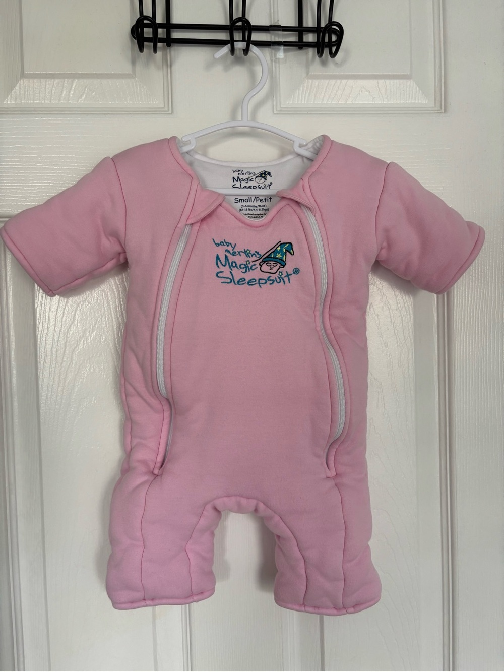 Small Pink Baby Merlin’s Magic Sleepsuit